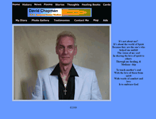 Tablet Screenshot of davidchapmanspiritualmedium.co.uk